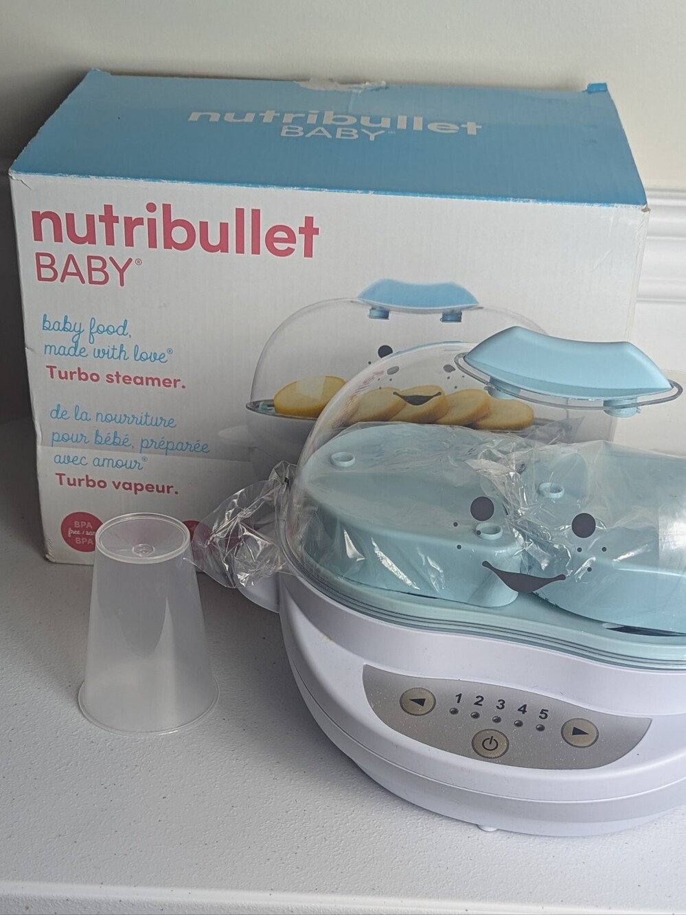 NutriBullet Baby Turbo Steamer Electric Food Maker & Sterilizer w/ Box